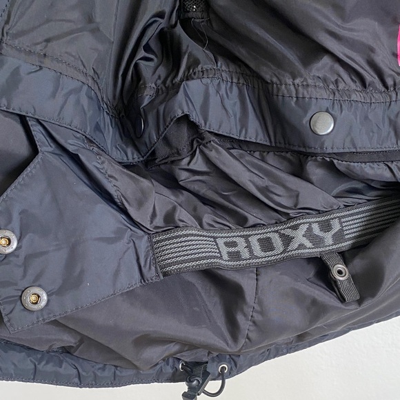 Roxy Black Snowboard/Ski Jacket with removable Hood - Picture 14 of 16